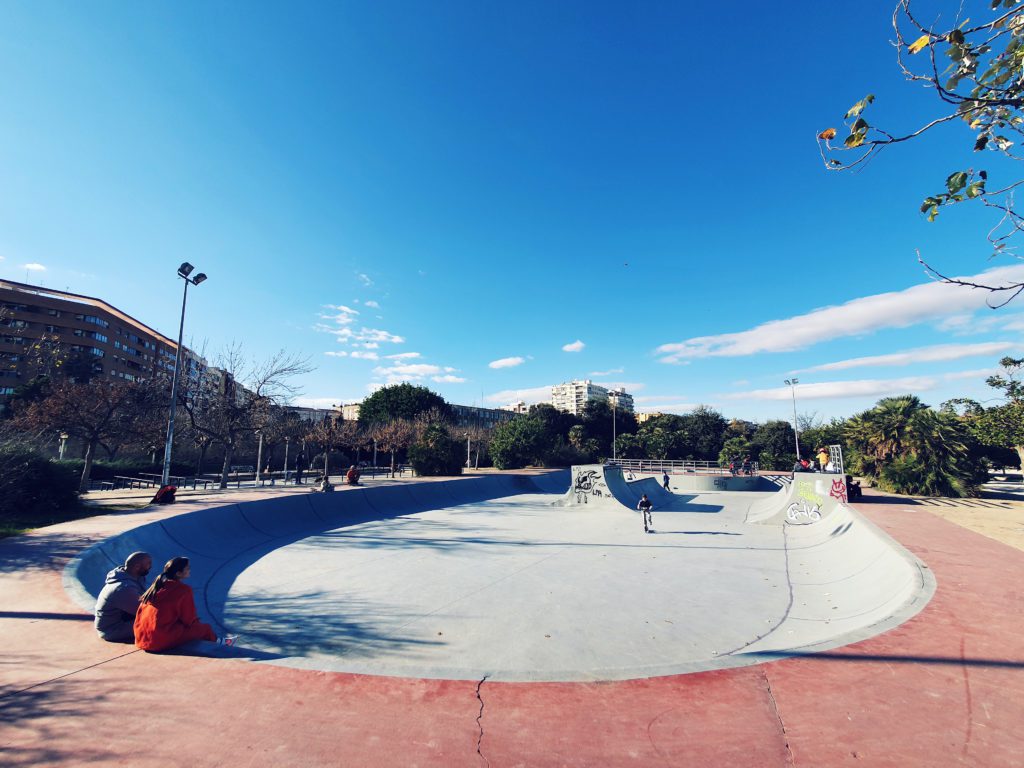 Skatepark in El Turia, Valencia