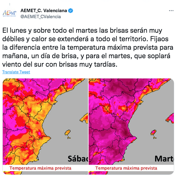 Heatwave to hit Valencia